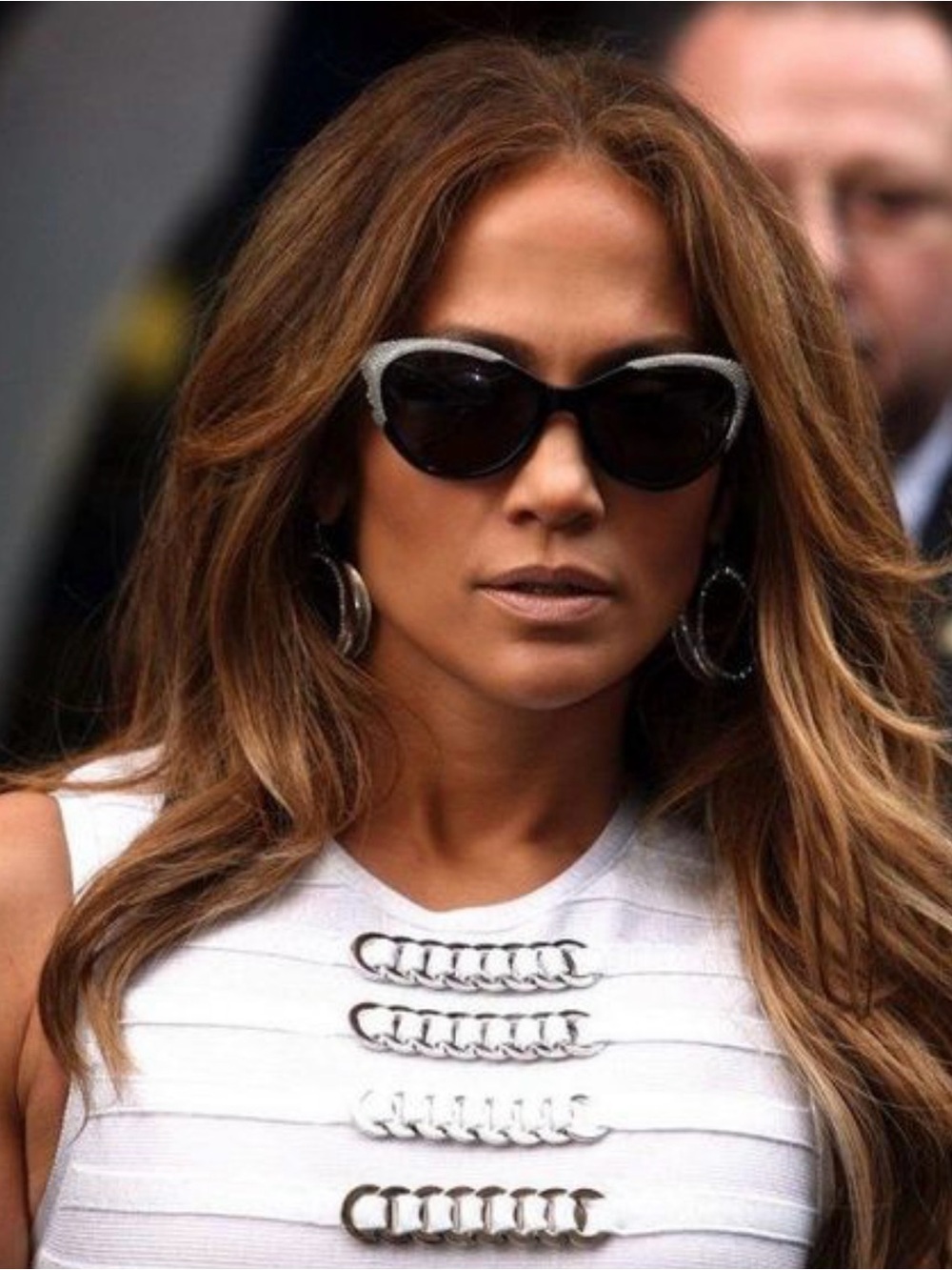 VALENTINO Strass Cat-Eye Sunglasses